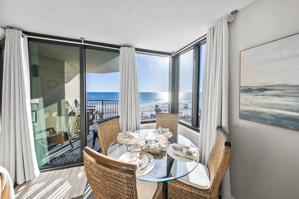 Dining for 4 with Million Dollar Views