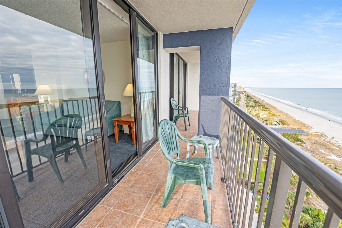 Amazing View from the Balcony!