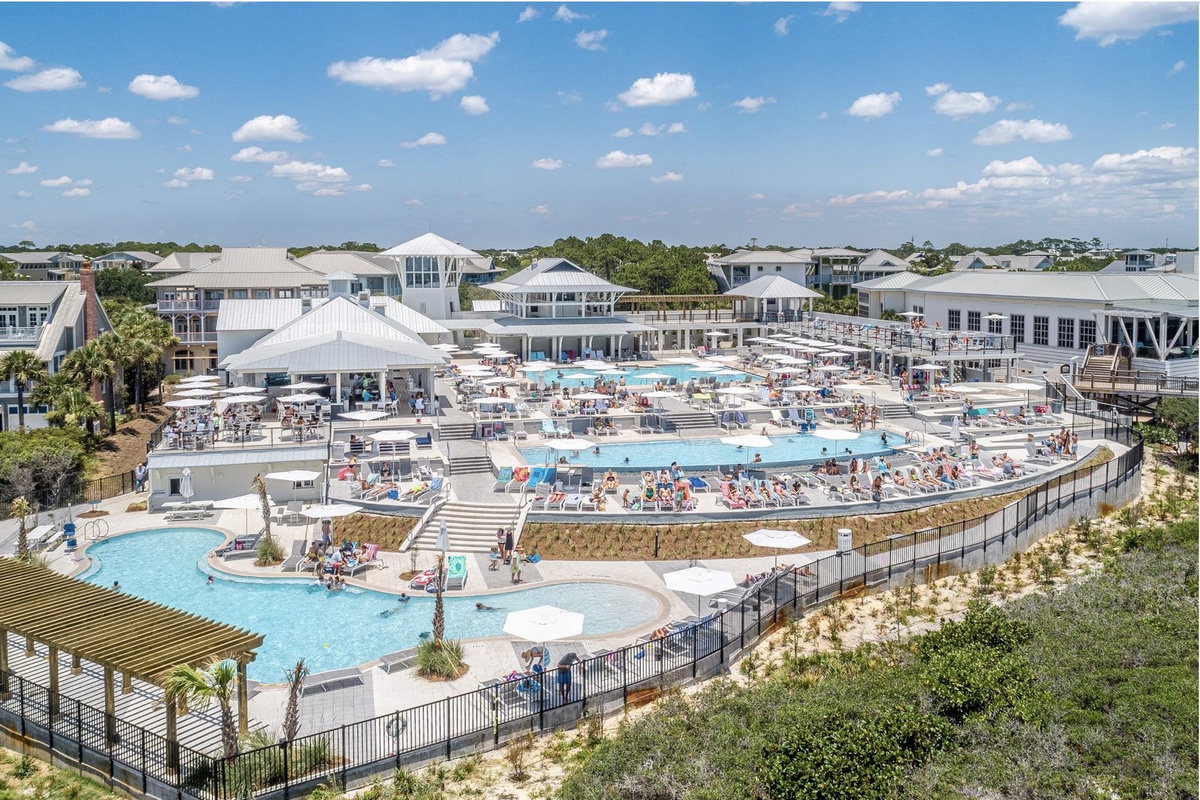 Watercolor Beach Club Pools