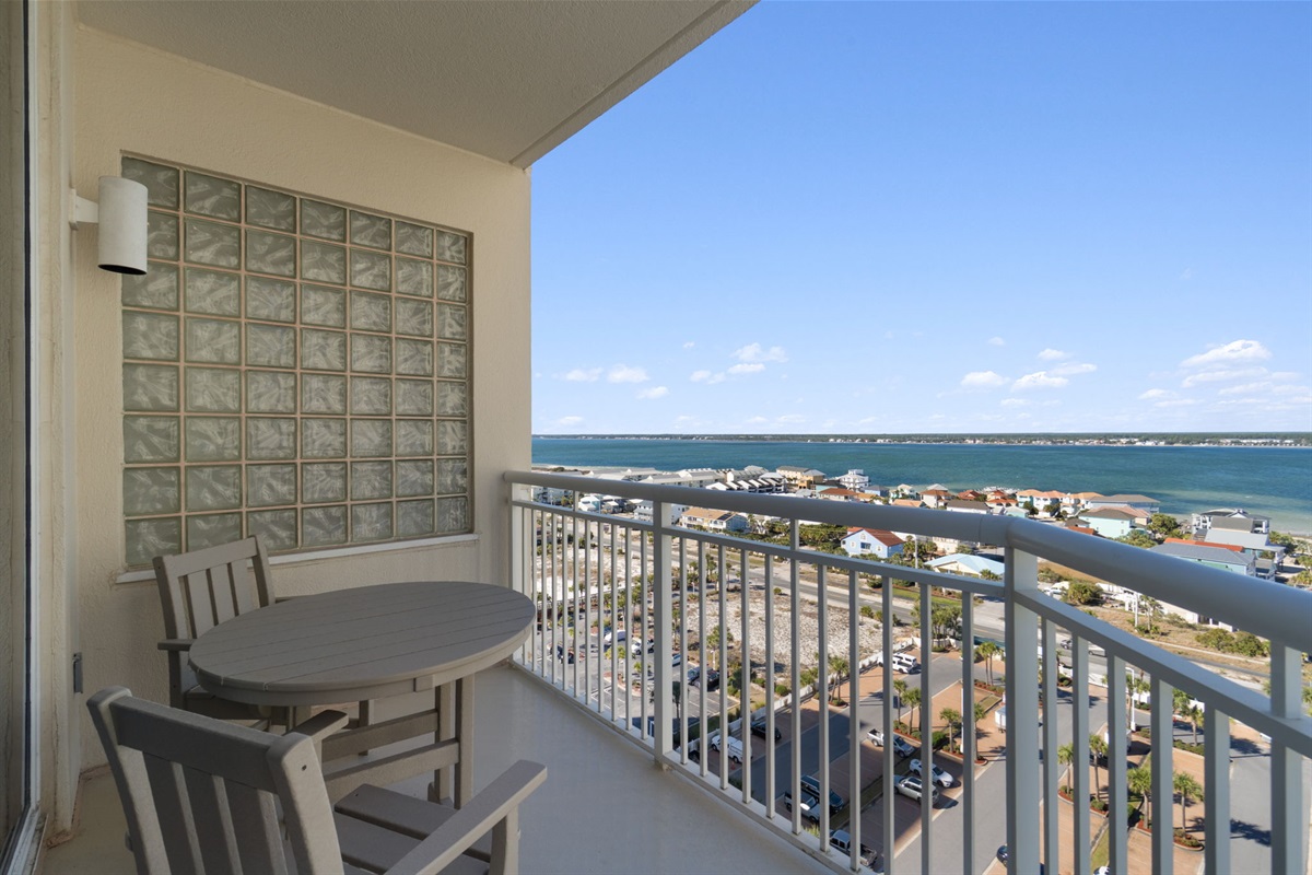2nd King En-Suite Balcony overlooking the Santa Rosa Sound