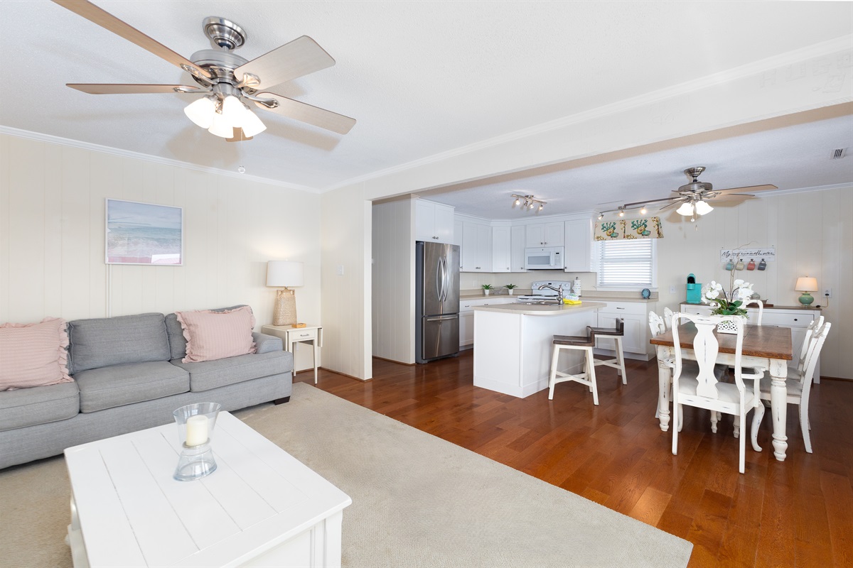 A home with an open floor plan