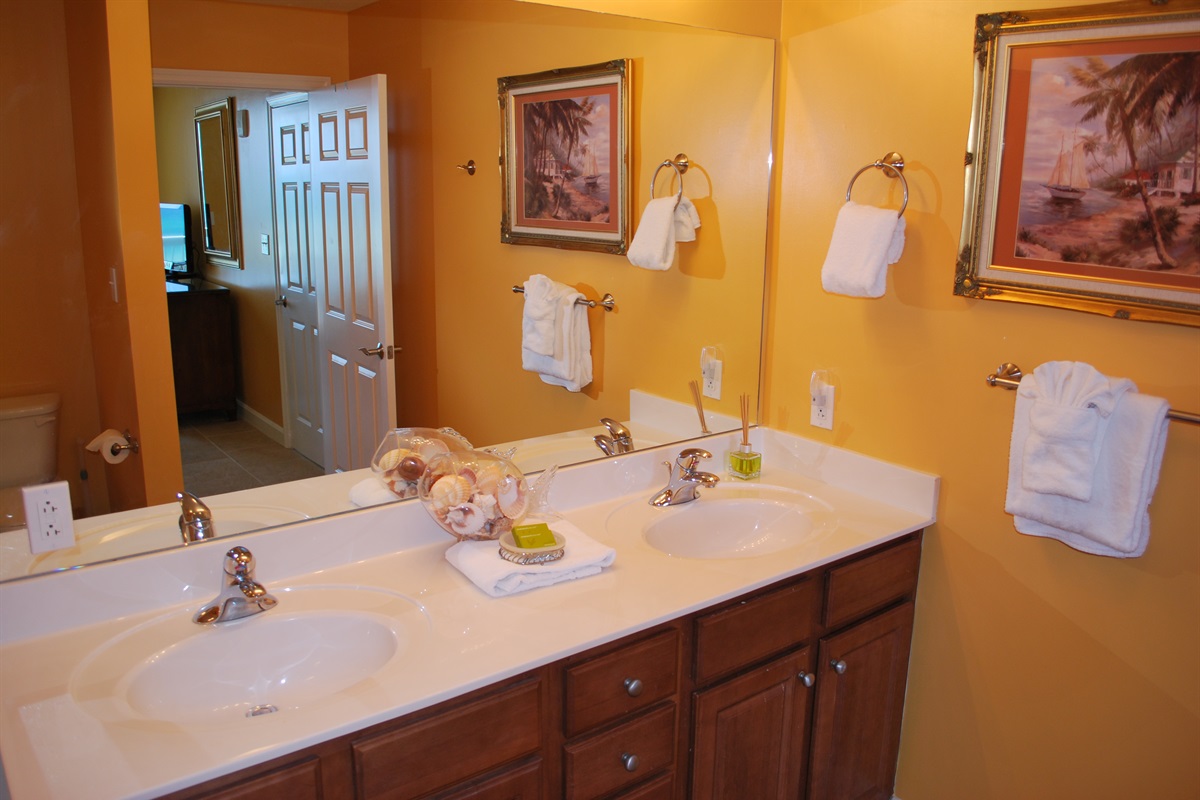 Master Bathroom with shower and bathtub