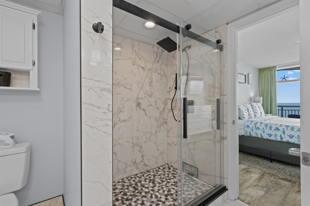 Standing Shower in Master Bath