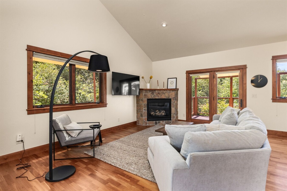 Upstairs Living Area | View from Private Deck