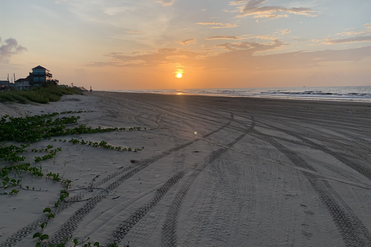 Drive your truck or golf cart right on the beach.