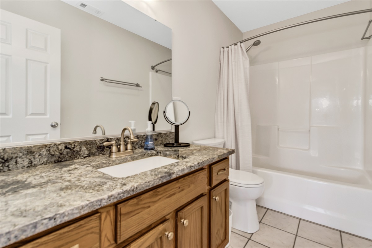 Second Full Bathroom - Upstairs - Tub/Shower Combo