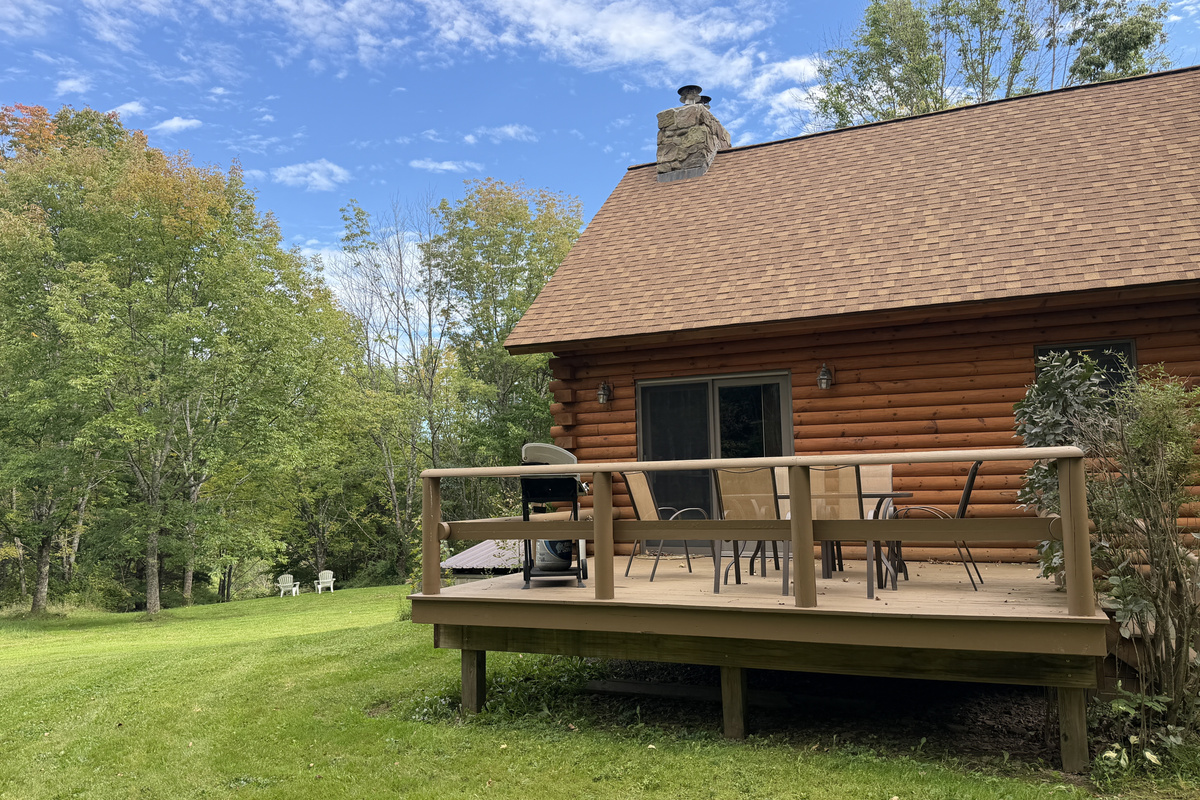 Rear deck at the Trading Post