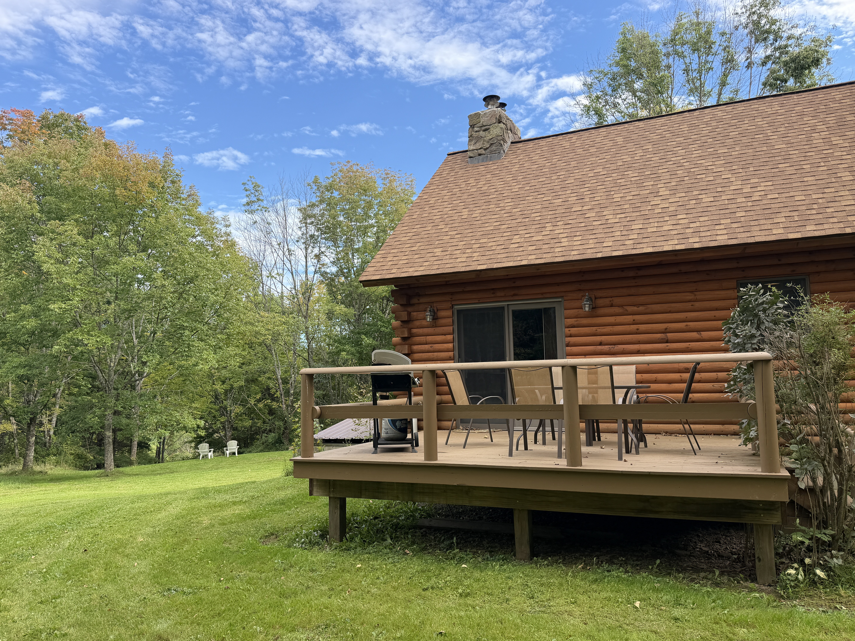 Rear deck at the Trading Post