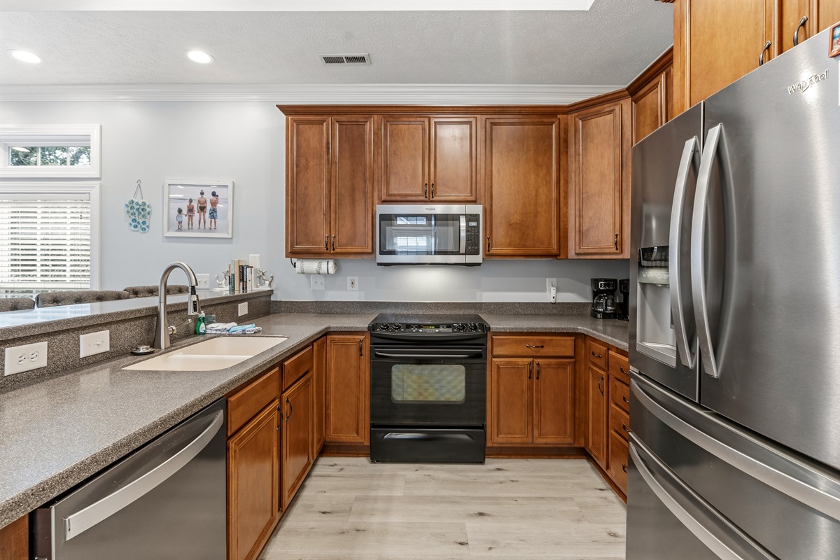 Well-equipped kitchen