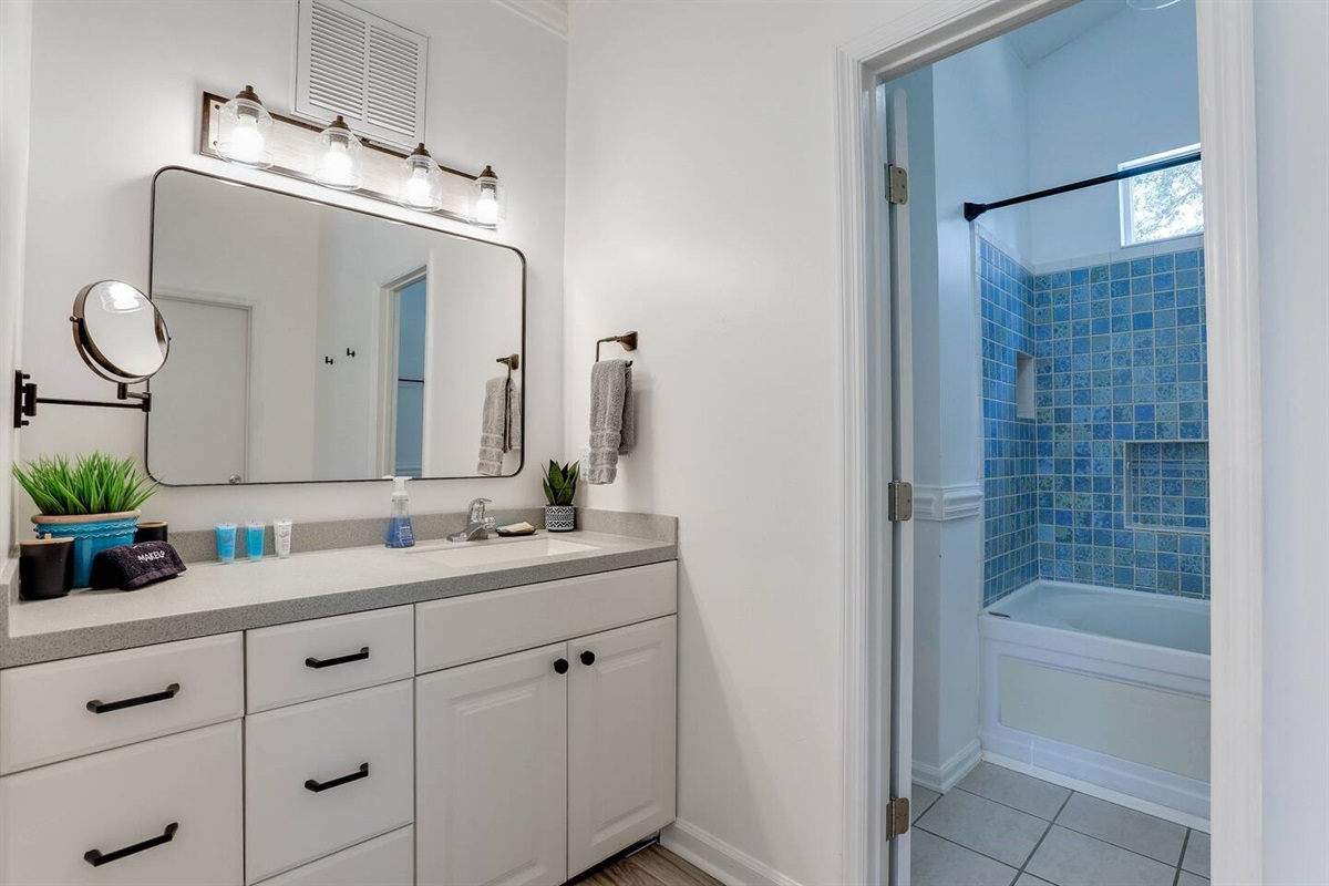 Indulge in the primary bath, a relaxing retreat with modern fixtures and plenty of space to refresh and unwind.