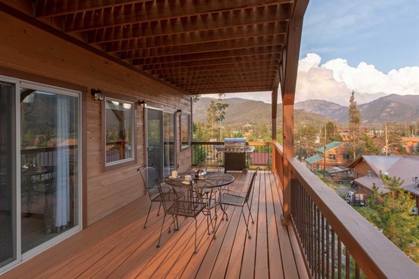 Beautiful View from Stone Hill House Main Level Deck