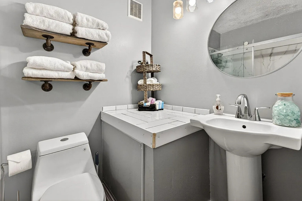 Updated bathroom