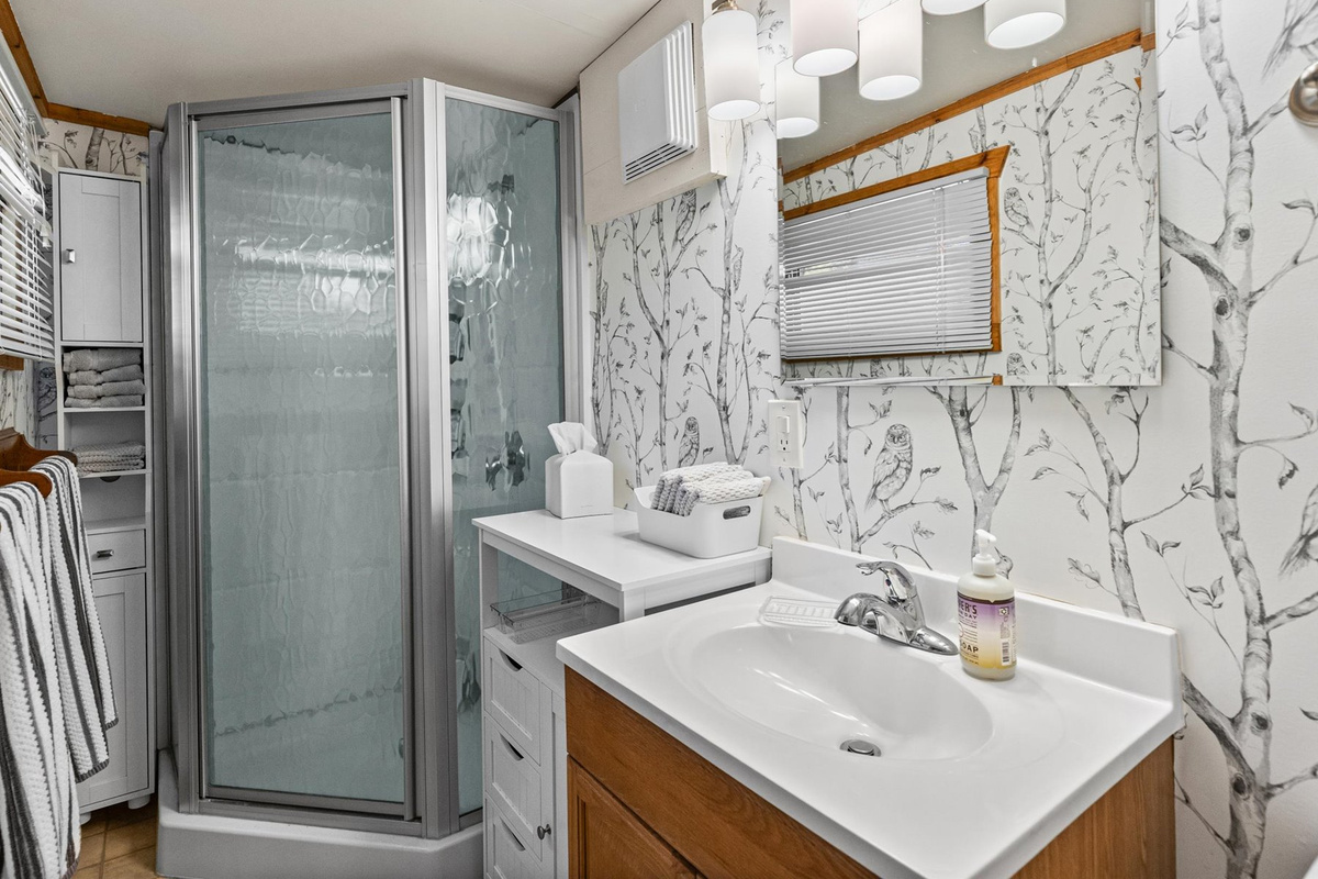 Bathroom with shower