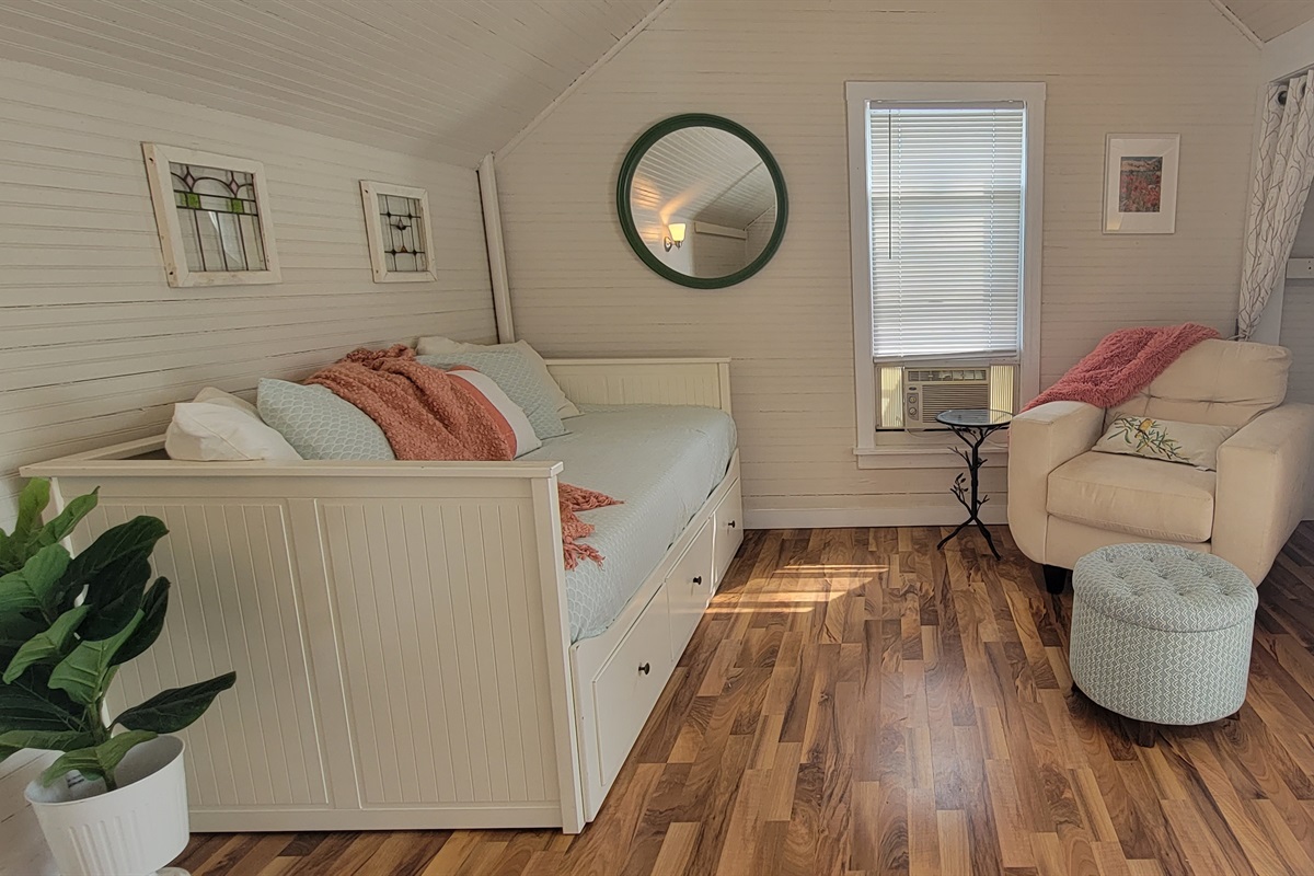 Bedroom sitting area