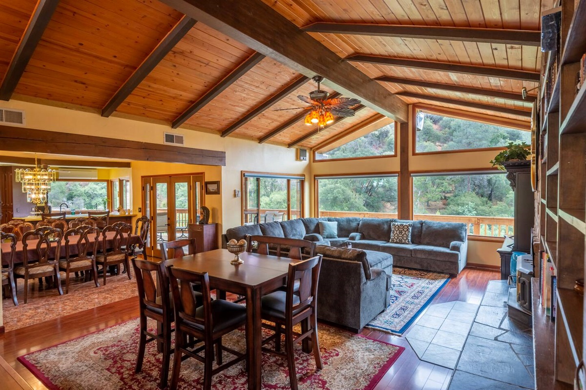 Dinning and Living rooms