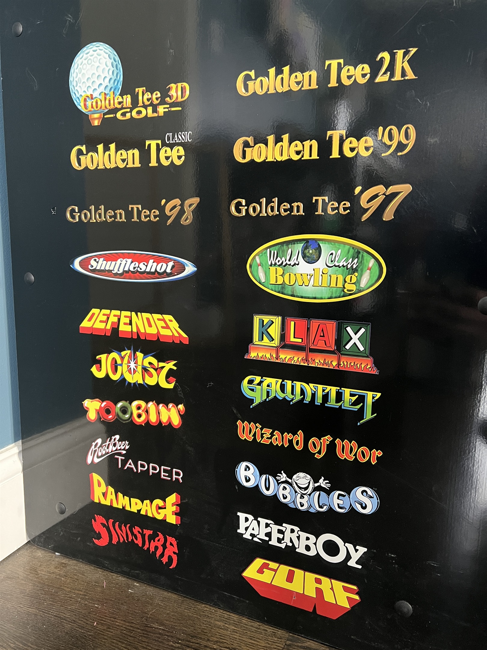 Golden Tee with a bunch of other classic arcade games. 