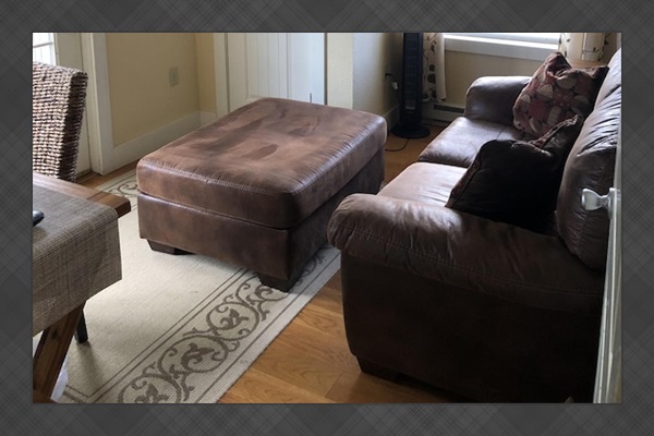 Study on second level with a walkout balcony