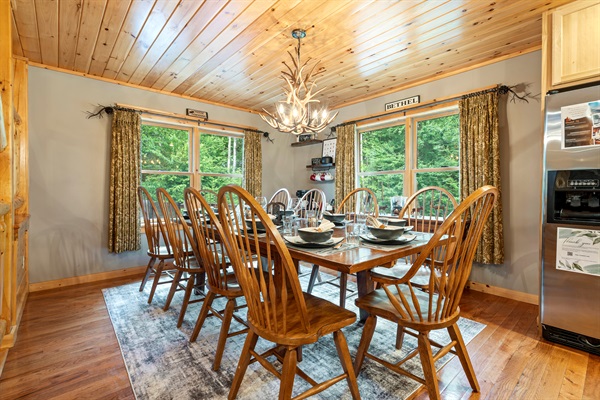 The perfect place to gather for meals and good conversation.