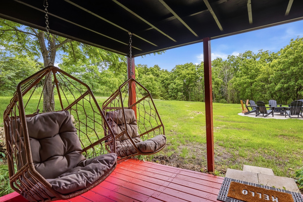Enjoy the beautiful private back yard!