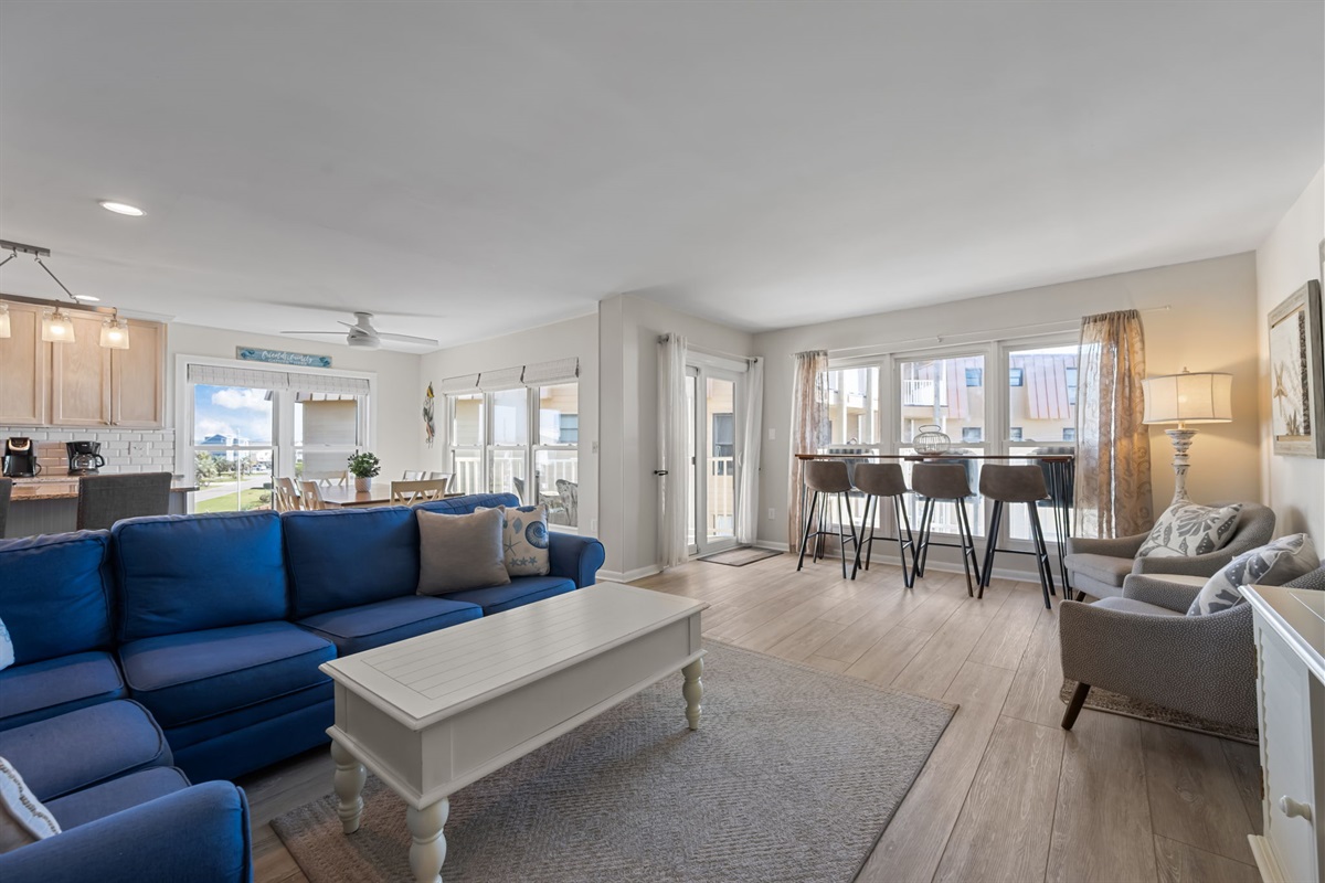 An open-concept home