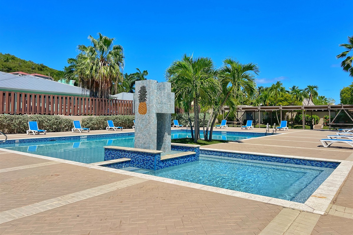 Whether you're here for a quick dip or a leisurely swim, this pool has you covered.
