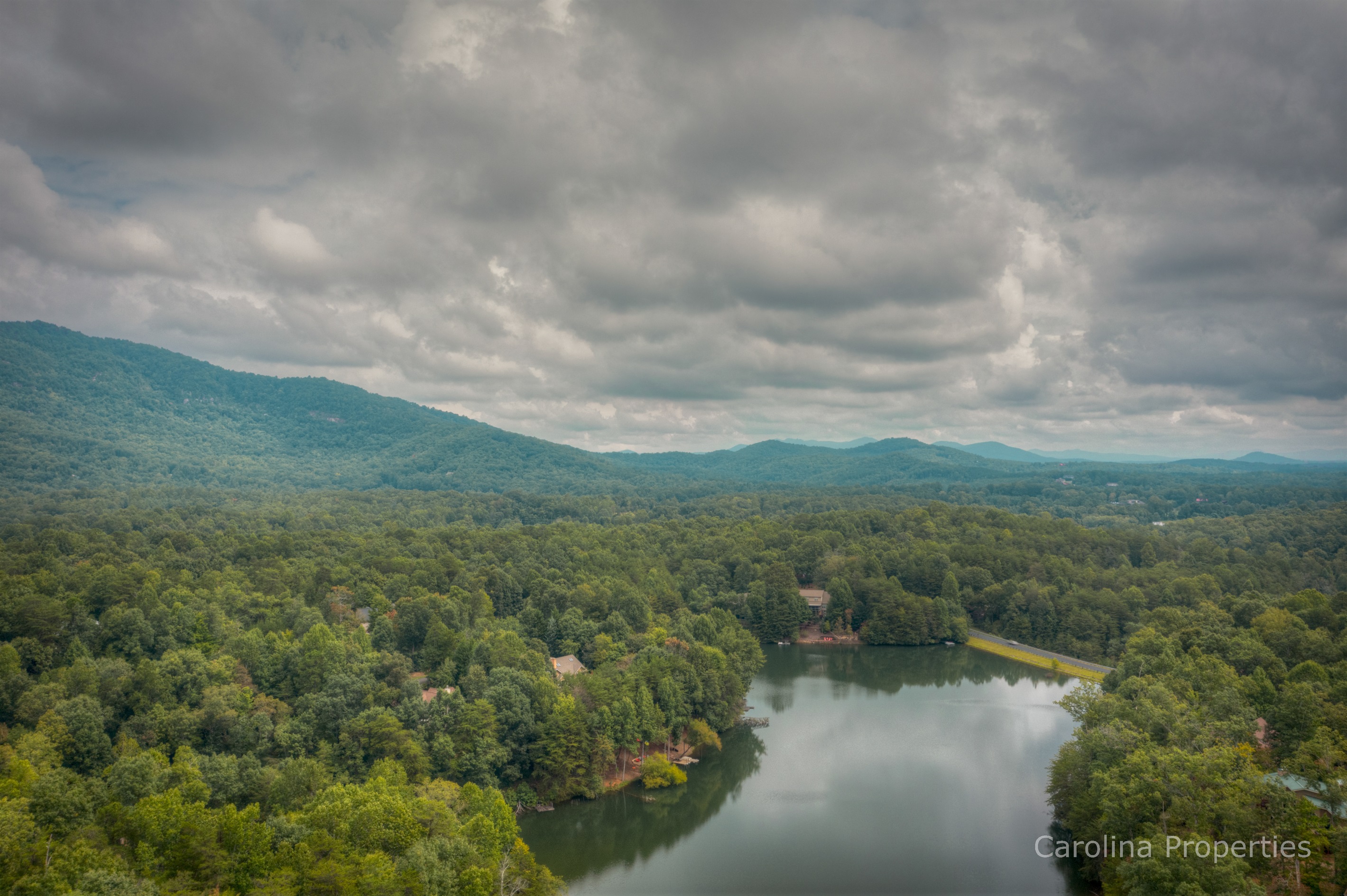 Over head view of Shumont Lake