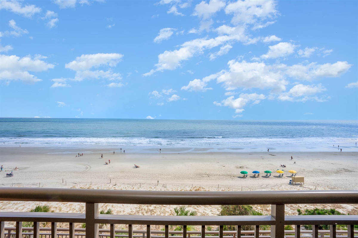 Enjoy an incredible view from your balcony.