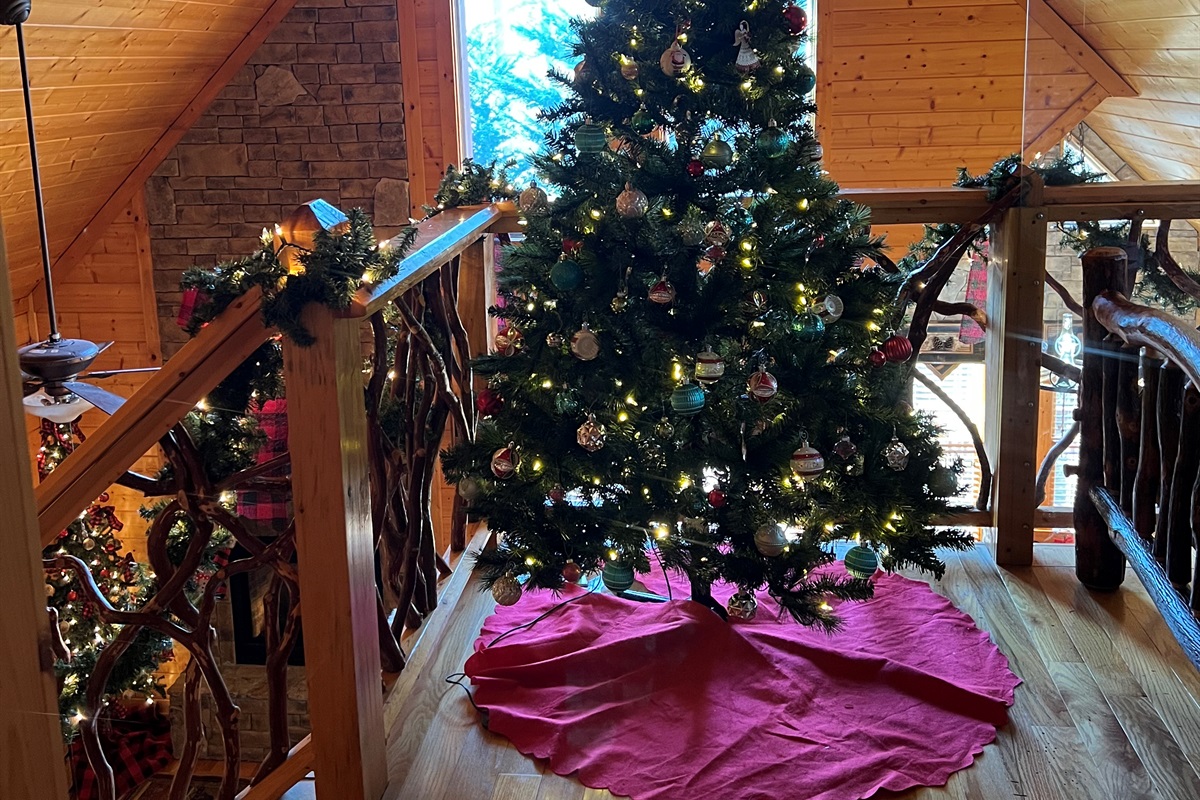 One of 3 decorated Christmas trees!