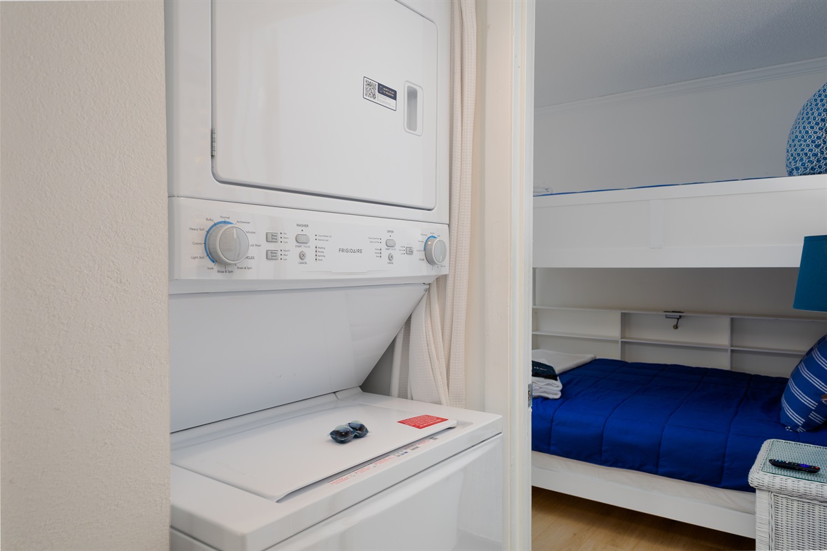 In-unit laundry