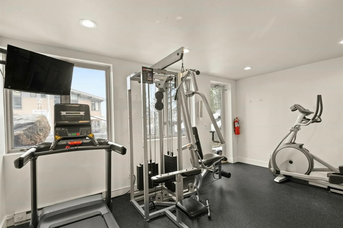 Exercise/Weight Room included in your reservation.