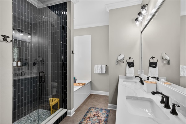 Second floor primary bedroom bath