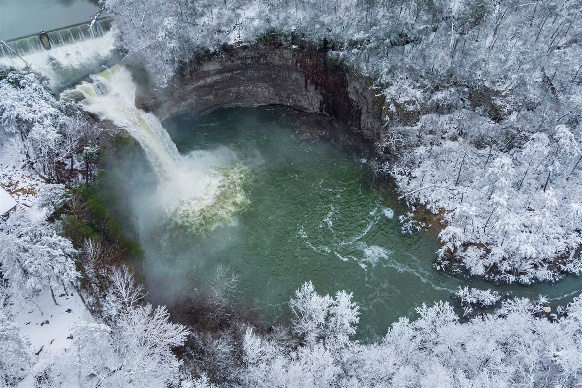 Desoto Falls winter