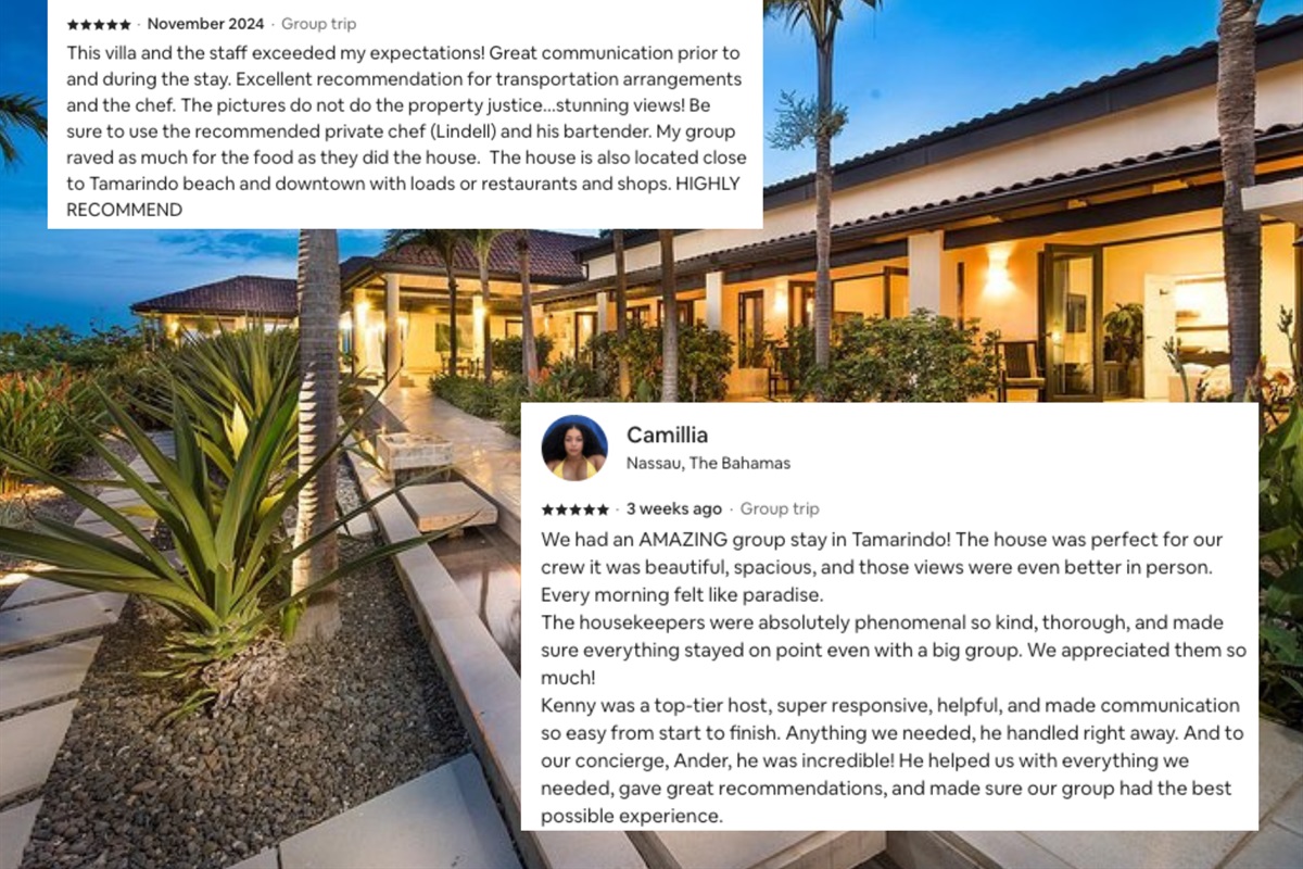 Villa Paraiso's Reviews!