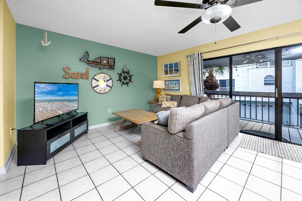 Smart TVs and open Living Area