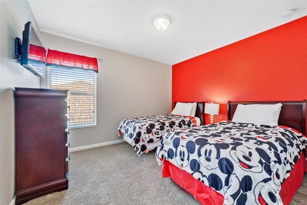 Delight in the magic of the Mickey Mouse room!