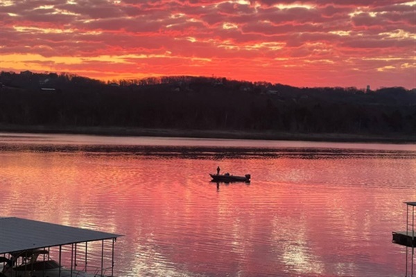 Sunrise from the deck