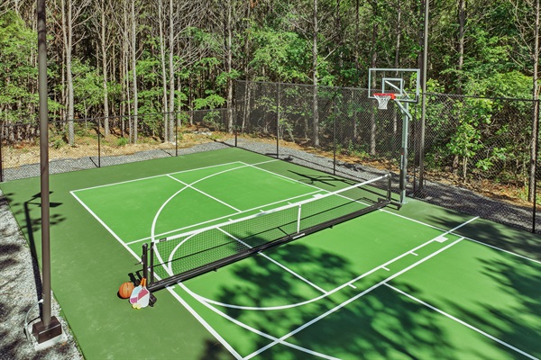 Pickleball/Basketball Court 