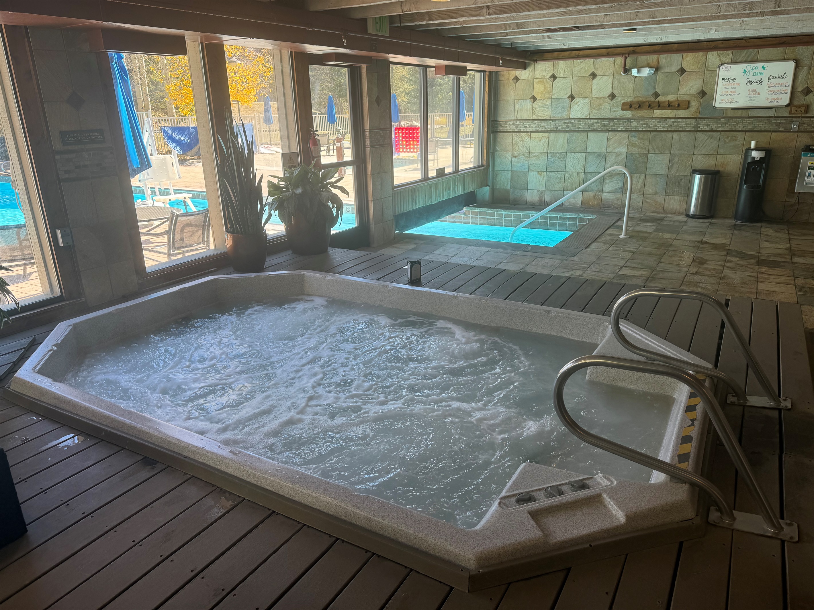 Spa access at Keystone Lodge