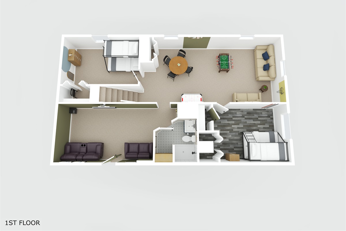 Downstairs Floor plan