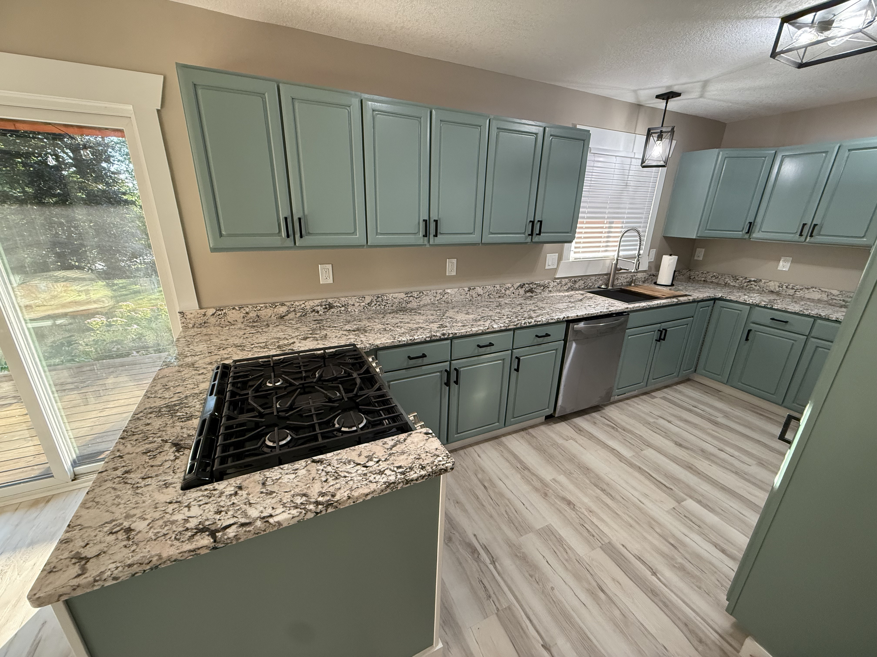 Kitchen with brand new appliances