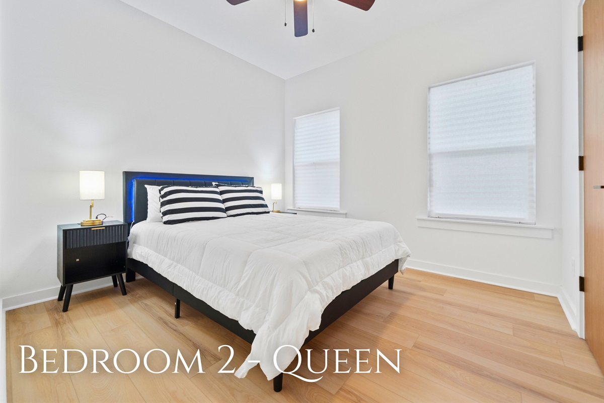 Another bedroom provides a cozy sleeping space that&rsquo;s both practical and welcoming.