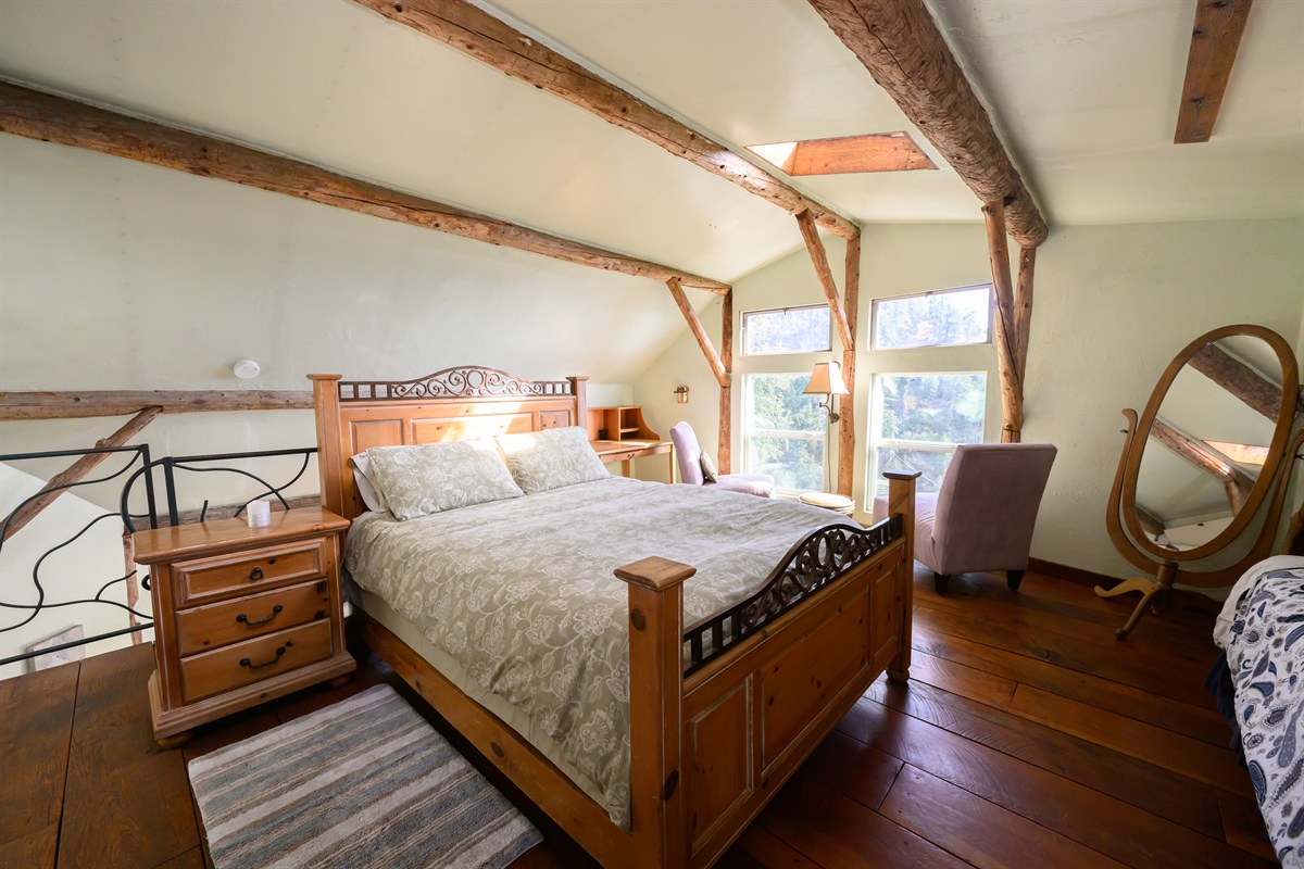 Queen Bed in the Bedroom