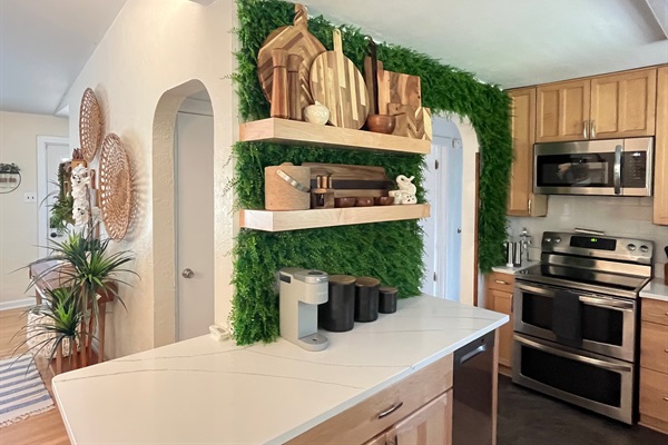 Feature kitchen at Meadow Run Retreat in Beavercreek