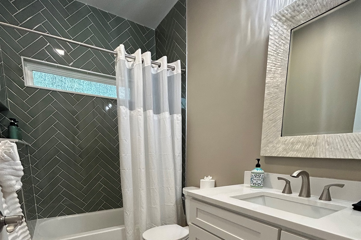 Full sized bath including tub