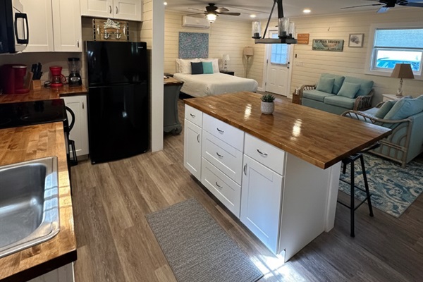 Studio Kitchen and Island