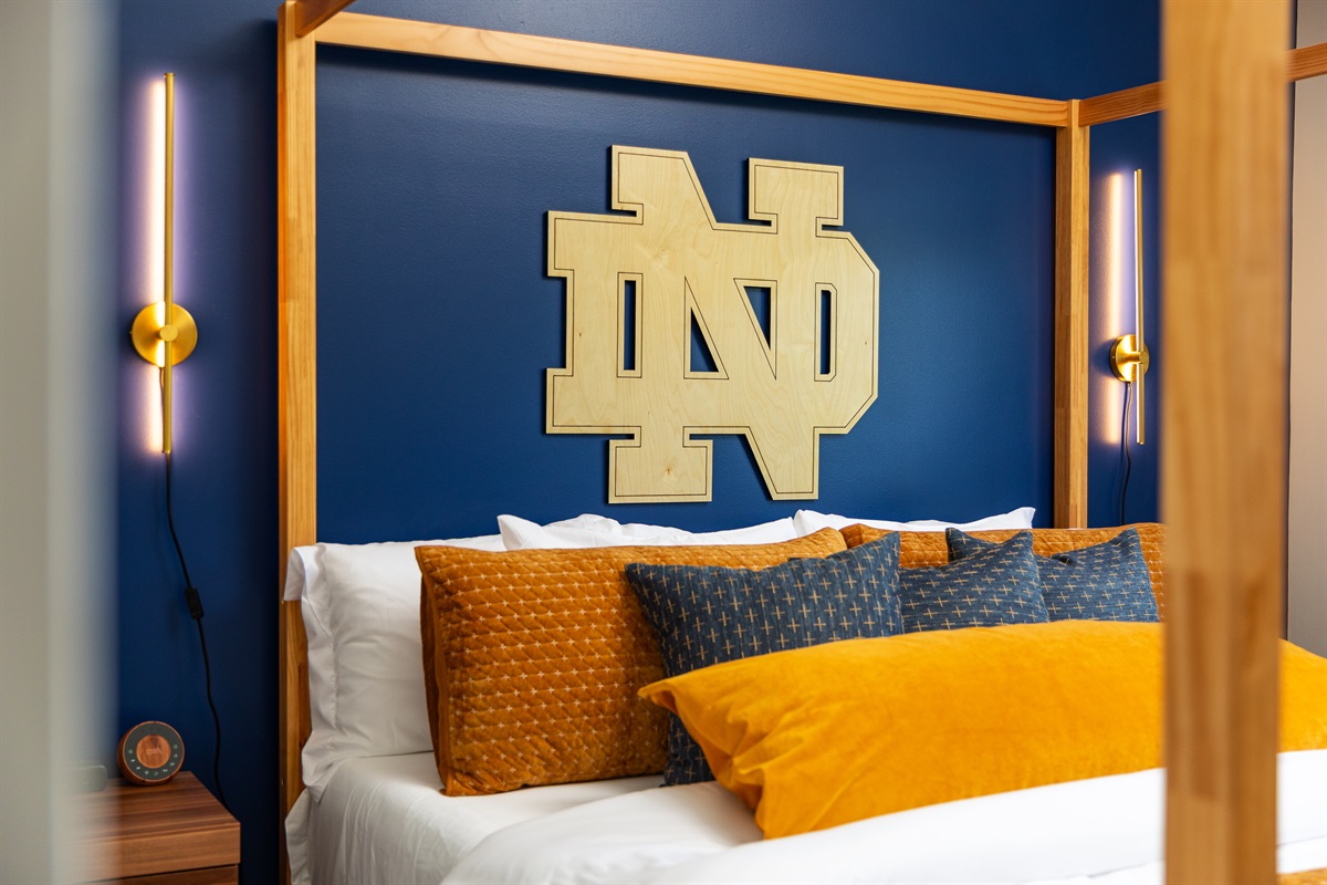 Bedroom 2 King bed with ensuite shower/tub, walk in closet, & Smart TV