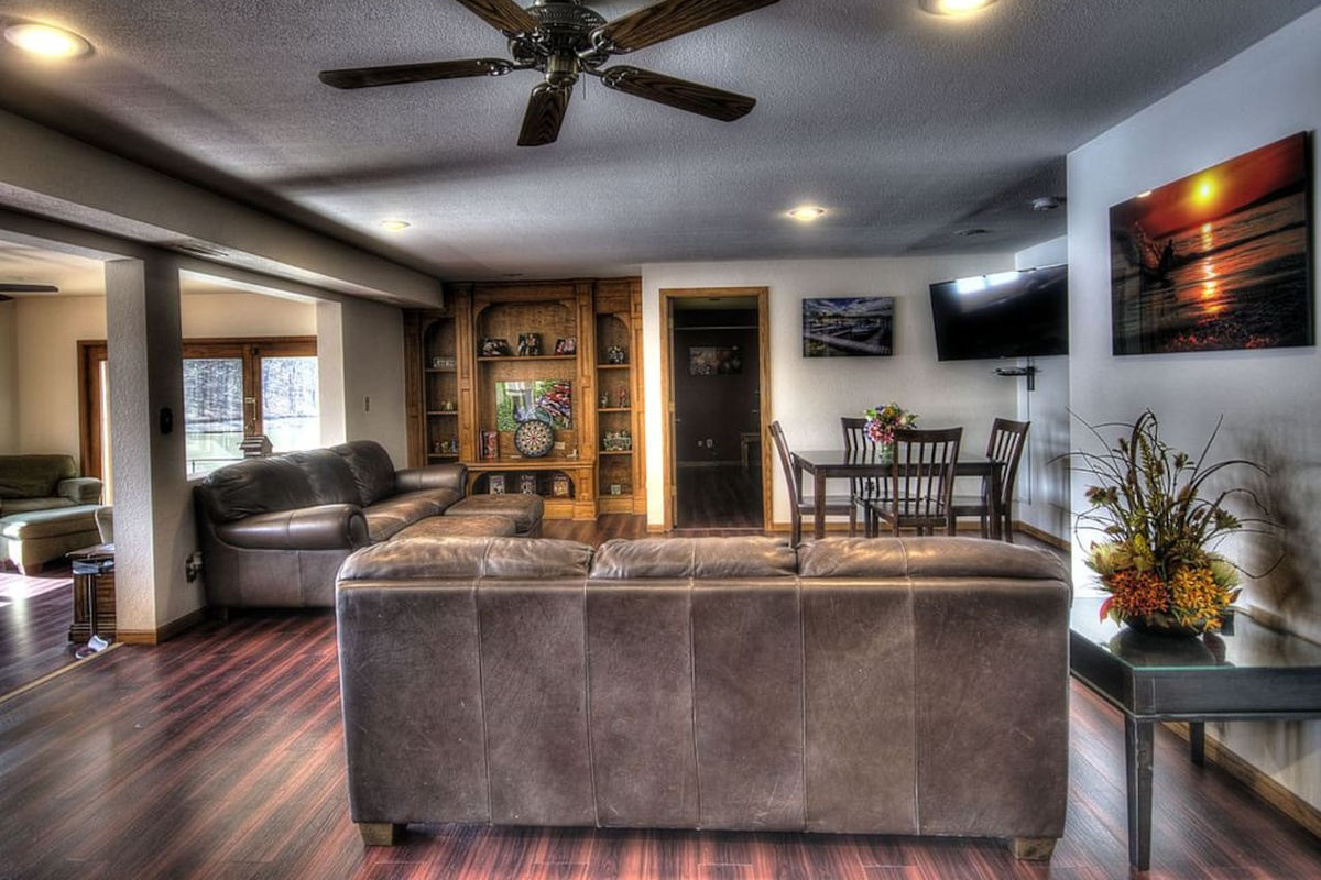 Lower level family room