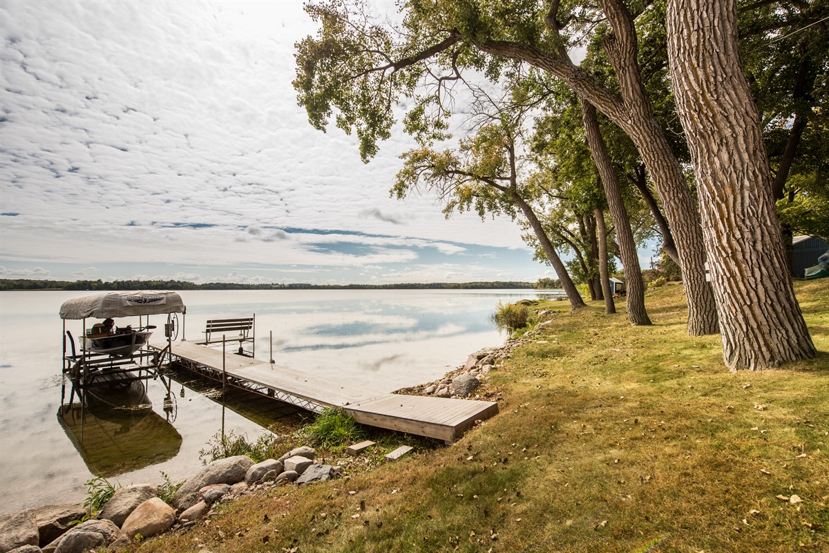 Go fishing from the dock
