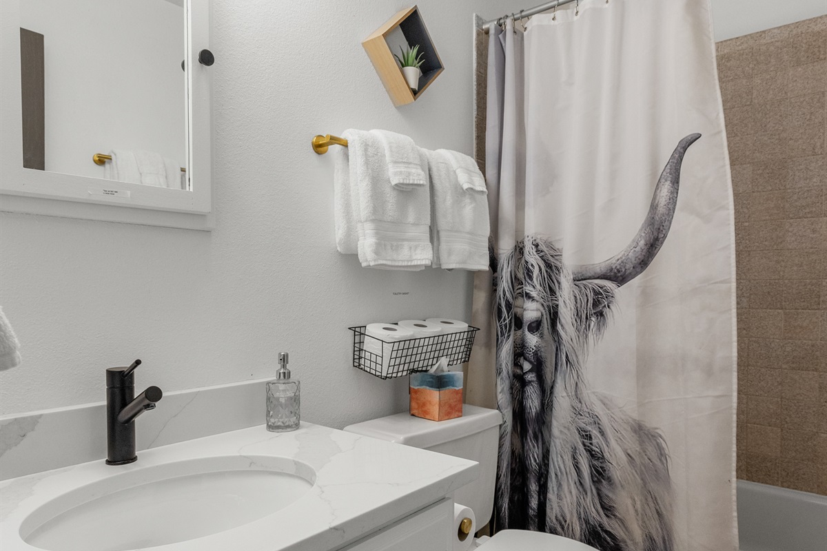 Bathroom attached to bedroom 2