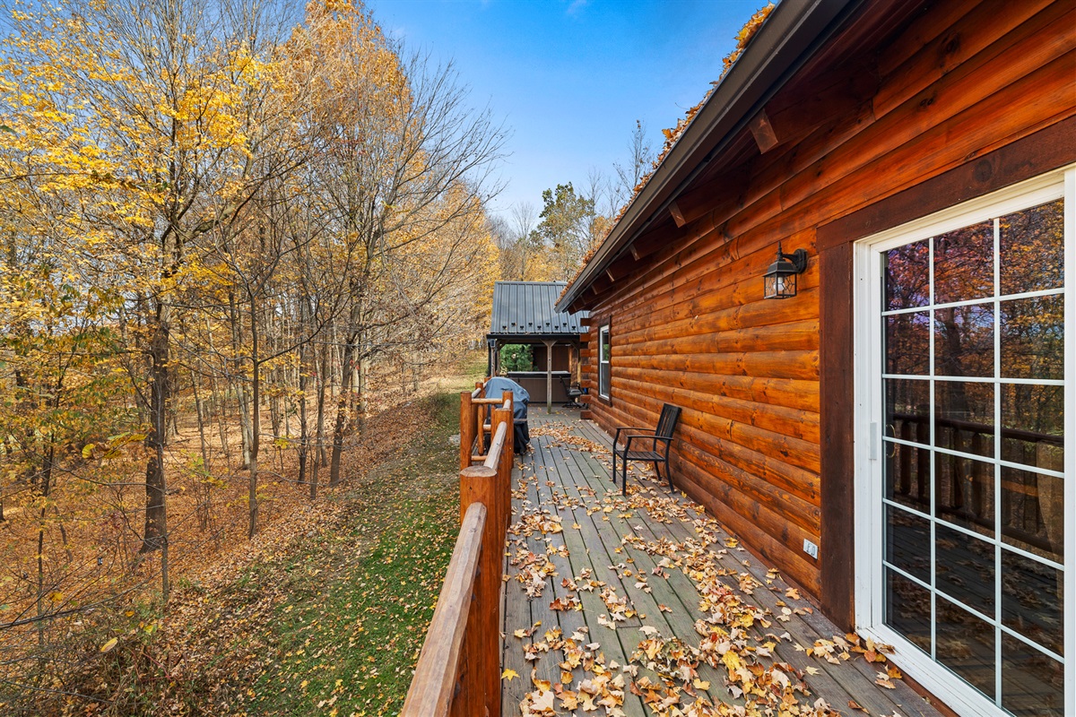 Side of Cabin (With Grill)